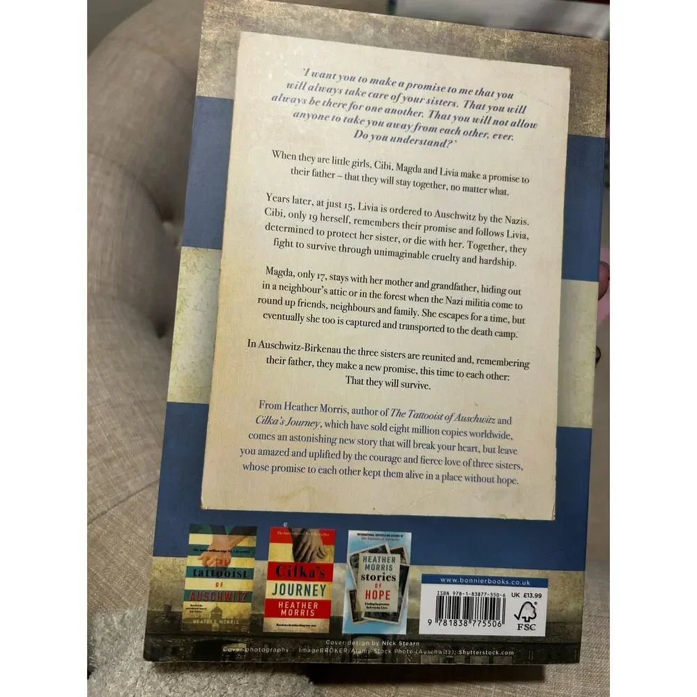 Book Paperback: Three Sisters, Based on the true story of hope and survival